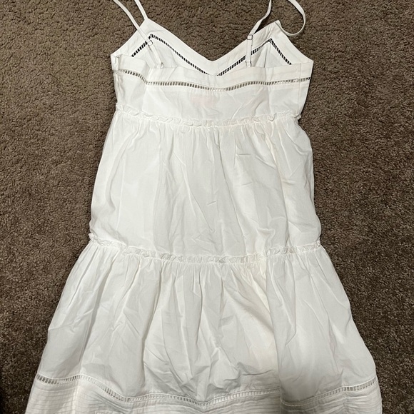 Pink Lily White Dress with Spaghetti Straps - Picture 4 of 5